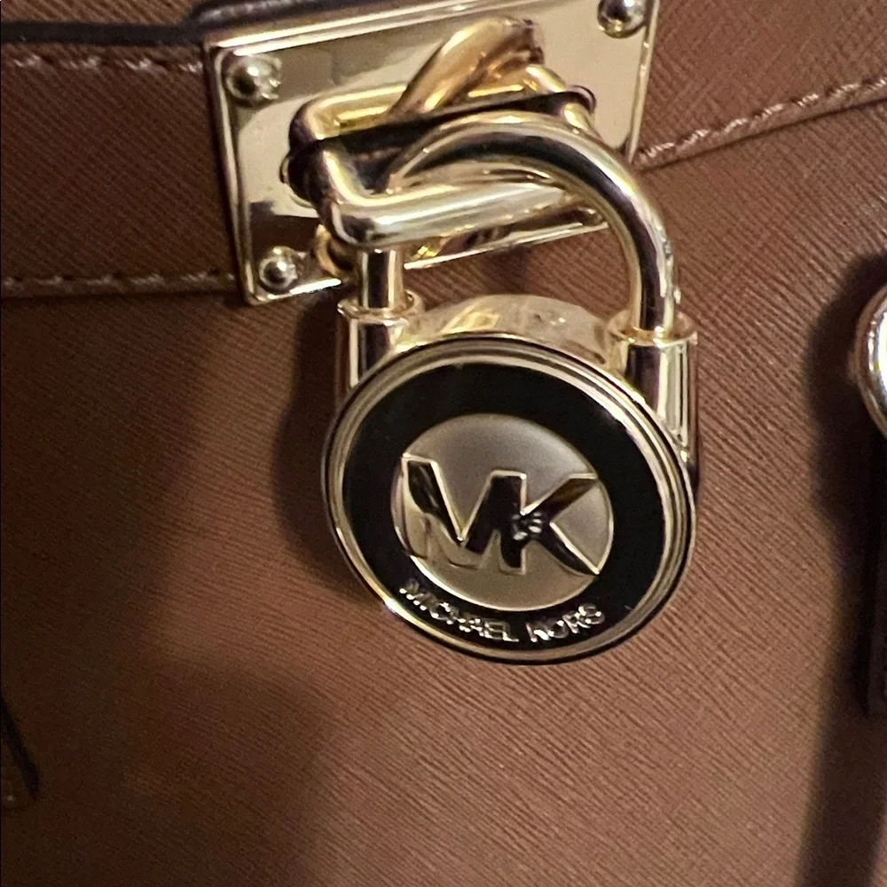 Michael Kors Tan Leather Satchel